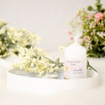 Благодарственная свеча для гостей Первое Святое Причастие