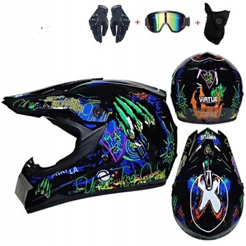 KASK MOTOCYKLOWY OFF-ROAD ENDURO MOTOCROS XL