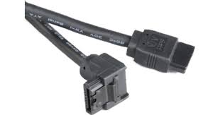 Kabel Akasa SATA - SATA, 0.5m, Czarny