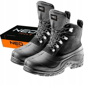 BUTY ROBOCZE ZIMOWE ŚNIEGOWCE WYSOKIE NEO TOOLS 82-134 PROFI WARM r. 43