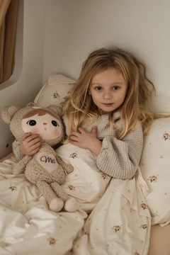 Бежевая кукла Тедди Мишка Metoo с подарком на имя и дату