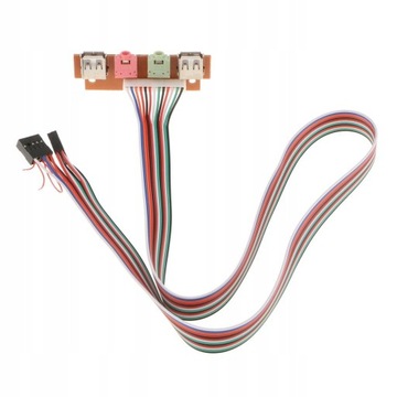 2x gniazdo audio USB2.0 Port do obudowy komputera