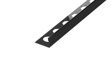 LISTWA WYKOŃCZENIOWA L CZARNA INOX 10,5mm x 2700mm