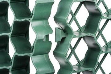 4x Газонная парковочная решетка 60х40х4см ЗЕЛЕНАЯ