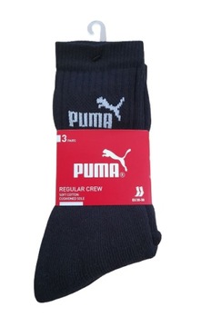 Носки длинные Puma 6 пар 39/42 черные
