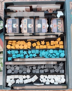 Красочный вкладыш Carnegie, органайзер для коробки.