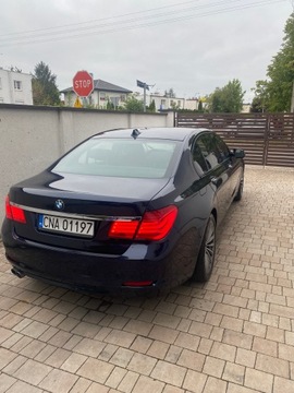 BMW Seria 7 F01 Sedan 730d 245KM 2009 BMW 7 F01 730 d 245 KM seria 7 faktura vat czarna skóra, zdjęcie 4