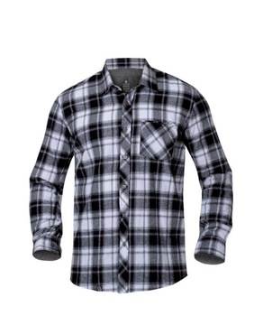 Koszula Flanelowa Męska Causal Bawełna Ardon OPTIFLANNELS H9747/3XL czarna
