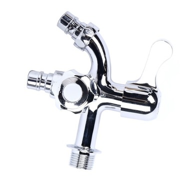 Кран для стиральной машины 1 вход 2 выхода Многофункциональный,