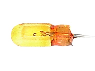 1x 100 szt. Żarówki 9V 50M żółte