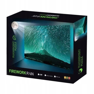 Firework Rain Puzzle Fluorescencyjne