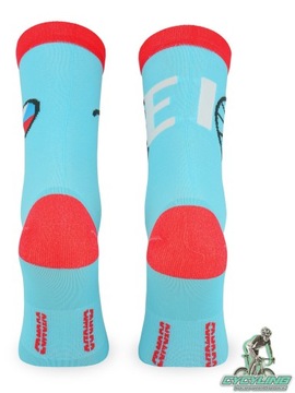 Велосипедные носки Comodo BIK2 с модным велосипедным узором