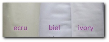 WELON ŚLUBNY DŁUGI 200CM GĘSTY ___biel ecru ivory
