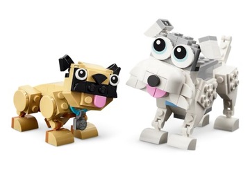 LEGO CREATOR UROCZE PSIAKI 3W1 PIESKI PSY KLOCKI ZESTAW DLA DZIECI 3 W 1 7+