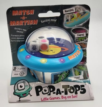 ZABAWKA POP-A-TOPS MATCH A MARTIAN