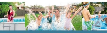 БОЛЬШОЙ НАДУВНОЙ СЕМЕЙНЫЙ САДОВЫЙ БАССЕЙН BESTWAY 450 Л