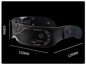 RGB СВЕТОДИОДНЫЕ ОЧКИ 7 ЦВЕТОВ ОСВЕЩЕНИЕ ДЛЯ ВЕЧЕРИНКИ