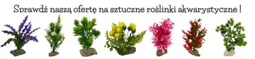 ROŚLINA ROŚLINKA SZTUCZNA DO AKWARIUM WYS. 8 CM