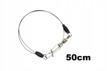 VIS VANGEN PRZYPON STALOWY 50cm 14kg (2 sztuki )