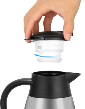 ТЕРМОС КУВШИН 2Л СТОЛ КОНФЕРЕНЦ КОФЕ ЧАЙ серебро