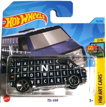HOT WHEELS 70s VAN HW ART CARS 2023