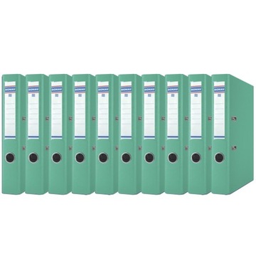 Segregator Master PP Dźwigniowy 50mm Turkusowy x10