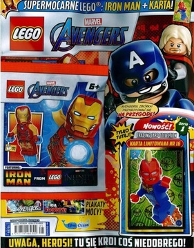 LEGO AVENGERS nr 5/23 + IRON MAN z INFINITY SAGA