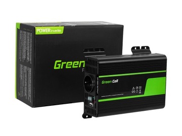 Автомобильный инвертор PRO инвертор GreenCell 12В 230В 500Вт 1000Вт USB
