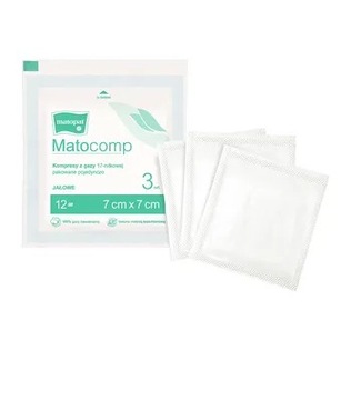 KOMPRESY JAŁOWE 5x5cm 3szt - 17n12w matocomp