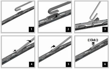Каркасный дворник OXIMO WUS425
