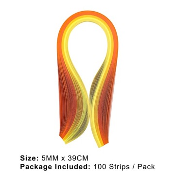 Colorful 100pcs/pack Quilling Paper Strips Set Rolling Curling Needle Pen