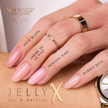 SPN Nails Zestaw 6 x żel JellyX + Top 501 Gratis