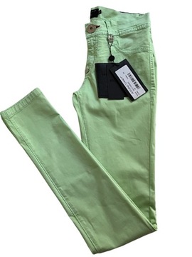 PHILIPP PLEIN spodnie zielone pastelowe