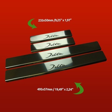 LANCIA DELTA MK3 VRSTVA  PRAHU NA PRAHY OCEL NEREZ 304 LESK