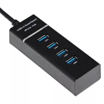 Концентратор IBOX USB 3.0 ЧЕРНЫЙ 4 ПОРТА IUH3FB (4x USB 3.0