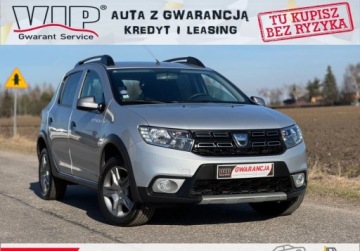 Dacia Sandero II Hatchback 5d Facelifting 0.9 TCe 90KM 2018 Dacia Sandero Stepway LEDY KLIMA nawigacja PISEMNA GWARANCJA w cenie Tra
