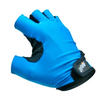 RĘKAWICZKI SPORTOWE LYCRA r.XS niebieski