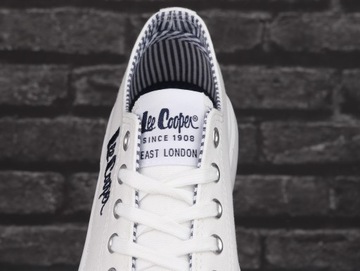 Buty, trampki damskie Lee Cooper WHITE