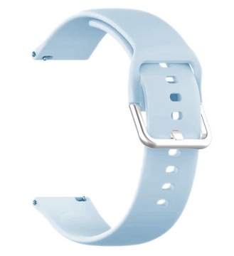 Pasek do Smartwatcha silikonowy 22 mm Baby blue
