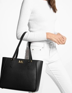 Sportowa torebka MICHAEL KORS shopper damska czarna duża torba na ramię