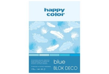 BLOK DECO BLUE A4/20 KOLOR HAPPY COLOR