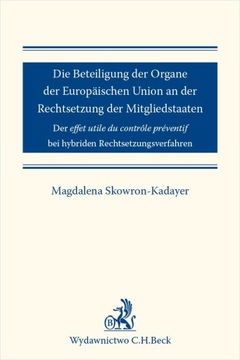 Die Beteiligung der Organe der... - ebook