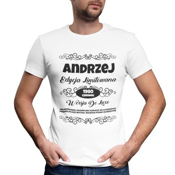PERSONALIZOWANA KOSZULKA MĘSKA PREZENT ANDRZEJ