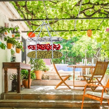 ПОДВЕСНАЯ СУШИЛКА ДЛЯ ПОТА, 3-СЛОЙНАЯ ИГРУШКА С СУШИЛЬНОЙ СЕТКОЙ