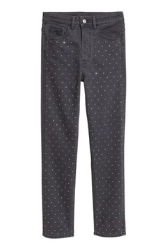 H&M 2 SPODNIE Vintage Slim High Jeans