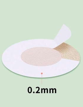 НАКЛЕЙКИ, НАКЛАДКИ НА СОСКИ, ГРУДЬЯ, ЧАСТИ НУТАЦИИ, 10 ШТ, КРУГЛЫЕ