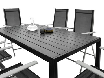 Садовая мебель набор Таблица 6+1 для балкона террасы