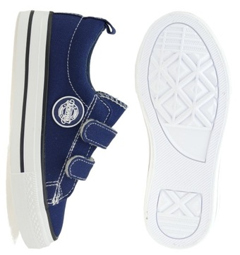 TRAMPKI DZIECIĘCE BUTY SPORTOWE NISKIE TENISÓWKI SZKOLNE NA RZEPY R. 35