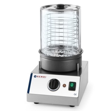 Podgrzewacz parówek szklany pojemnik Hendi 265000