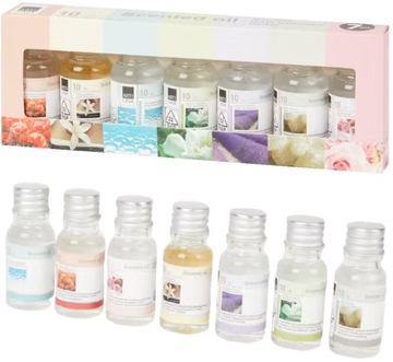 Zestaw olejków zapachowych olejki podgrzewacze 7szt. x 10ml